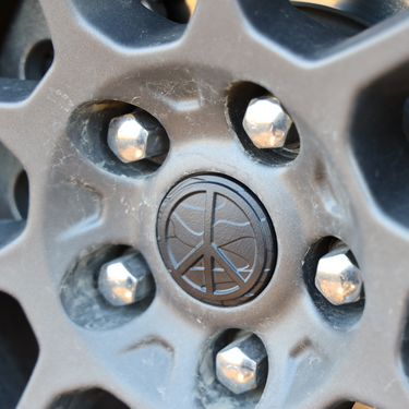 Peace Symbol | Center Wheel Cap